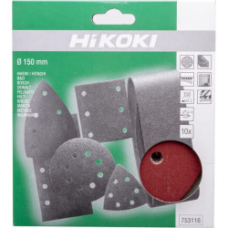 Švitrinis popierius Ø150mm K150 10s 753116