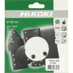 Šlifavimo diskas Ø125mm k60 10vnt. baltas 753132