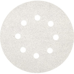 Šlifavimo diskas Ø125mm k100 10vnt. baltas 753134