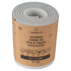 Šlifavimo padas K400 115x125mm (9 vnt.) CP2351201