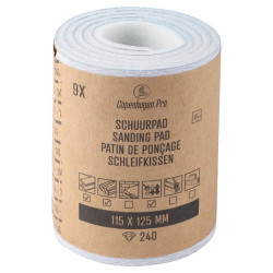 Šlifavimo padas K240 115x125mm (9 vnt.) CP2351200