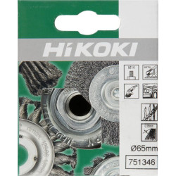 Vielinis šepetys su puodelio formos galvute M14 60/0,35 751346