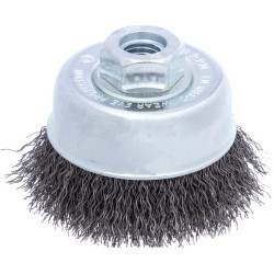 Vielinis šepetys su taurės formos paviršiumi M14 75/0,3 banguota viela 751312