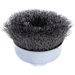 Vielinis šepetys su taurės formos paviršiumi M14 75/0,3 banguota viela 751312