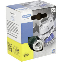 Vielinis šepetys su puodelio formos skylute M14, 65 mm, nerūdijančio plieno, 0002608351