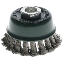 Vielinis šepetys su puodelio formos skylute M14, 65 mm, nerūdijančio plieno, 0002608331