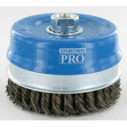 Vielinis šepetys su puodelio formos užsegimu M14 120/0,8 WRB05