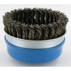 Vielinis šepetys su puodelio formos užsegimu M14 120/0,8 WRB05