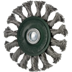 Vielinis šepetys diskiniam valymui 6 mm, 0,5 x 75 mm, nerūdijančio plieno 0202611351