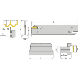 Plokštelis drožimui ir atskyrimui 25x32mm SBTBL2532