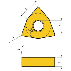 Tekinimo įdėklas WNMG 080408 10x WNMG080408MMIT1601