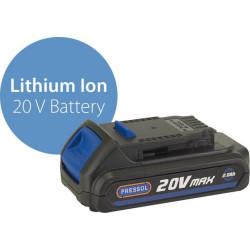 Ličio jonų akumuliatorius 20 V 2 Ah akumuliatoriniam tepalo pistoletui FP18051100