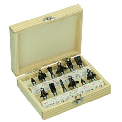 Frezavimo rinkinys 12 dalių 500507