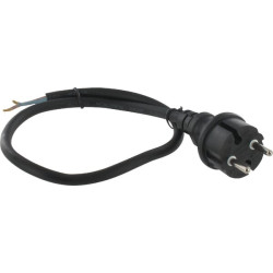 Pakaitinis maitinimo laidas 0,6 m 2x1 mm MVS0621