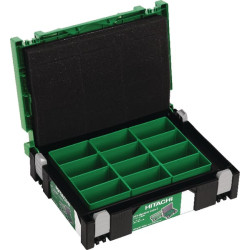 Įrankių dėklas 300x400x105 mm, žalias/juodas ABS, sisteminis dėklas HSC1, gamintojas HiKOKI 402538