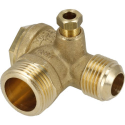 Atbulinis vožtuvas kvadratinis 3/4"x1/2" 347030000