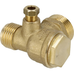 Atbulinis vožtuvas kvadratinis 3/4"x1/2" 347030000