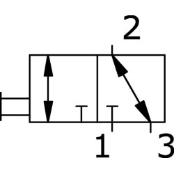Rutulinis vožtuvas 3/8 KH3G38IPB1