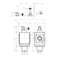 Izoliacinis vožtuvas 3/2 eigų MX212V16