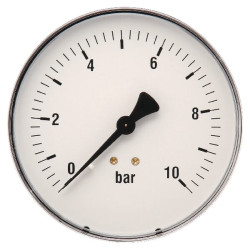 Manometras Ø100 0–10 bar 1/2 colio galinis MA10010B08STGF