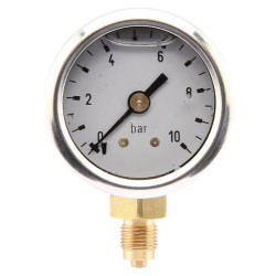 Manometras Ø40 0–10 bar 1/8 colio apačia MA4010L02SSGF