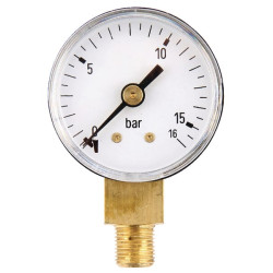 Manometras Ø40 0–16 bar 1/8 colio apačia MA4016L02ST