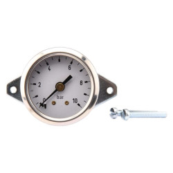 Manometras Ø40mm 0-10bar 1/8" montuojamas ant skydelio MA4010P02ST