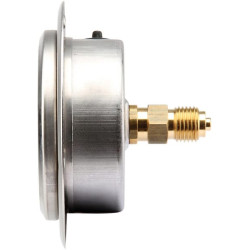 Manometras Ø63 0–10 bar 1/4 colio, montuojamas ant skydelio MA6310P04SS