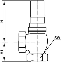 Apsauginis vožtuvas PSV1IP212