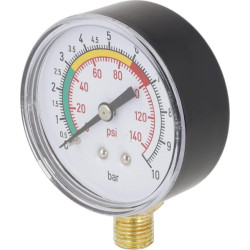 Padangų užpildymo matuoklis 1/8", 0-10 bar LT411GP