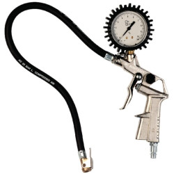 Padangų užpildymo įrenginys su kalibruotu 10 barų slėgio matuokliu AM808150