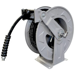 Automatinė žarnos ritė iš plieno su 20 m 3/8 colio 400 barų žarna ir 3/8 colio išoriniu sriegiu HD1100FE20