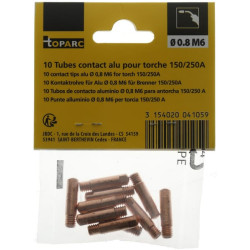 Kontaktinis vamzdelis 250A 0,8 mm (10 vnt.) 041059GYS