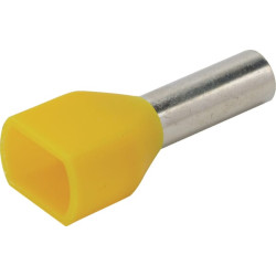 Kabelio galo dangtelis geltonas, 6mm² (50 vnt.) LA9750CKR