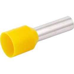 Kabelio galo dangtelis geltonas, 6mm² (100 vnt.) LA9550CKR