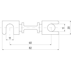Saugiklių rinkinys 300A Ilgis 82mm Gys 054561GYS