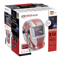 Suvirinimo šalmas raudonas LCD Venus 9/13 079755GYS