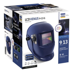 Suvirinimo šalmas mėlynas LCD Venus 9/13 079748GYS