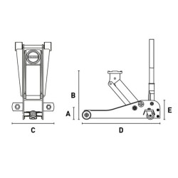 Domkratas 3 t Y420333