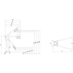 Mobilus dirbtuvių kranas 1000 kg T31002CXGS