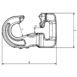 Kabliukas Rundschlinge 3T WACJ03