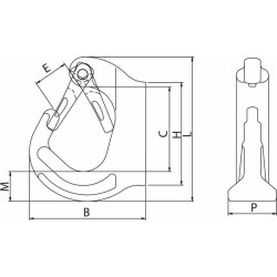 Privirinamas kablis 3t 2672503