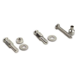 Sraigtas 4 x 20 mm su poveržle, žalvaris, nikeliuotas PL10108