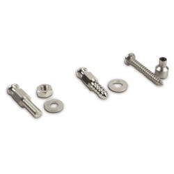 Sraigtas 4 x 8 mm su poveržle, žalvaris, nikeliuotas PL10106