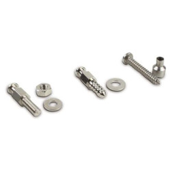 Sraigtas 4 x 12 mm su poveržle, žalvaris, nikeliuotas PL10107