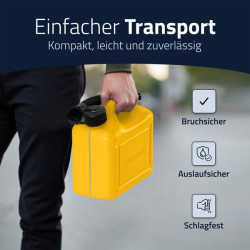 5 l geltonas Jerry kanistras JK811330