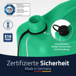 5 l žalias Jerry kanistras JK811350