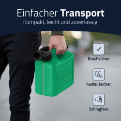 5 l žalias Jerry kanistras JK811350