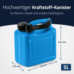 Jerry kanistras 5 l mėlynas JK811340