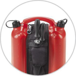 Kombinuotas bakas 6+3 l, baltas, 51709018